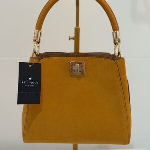 Phoebe Suede Small Top Handle Satchel NWT sold out